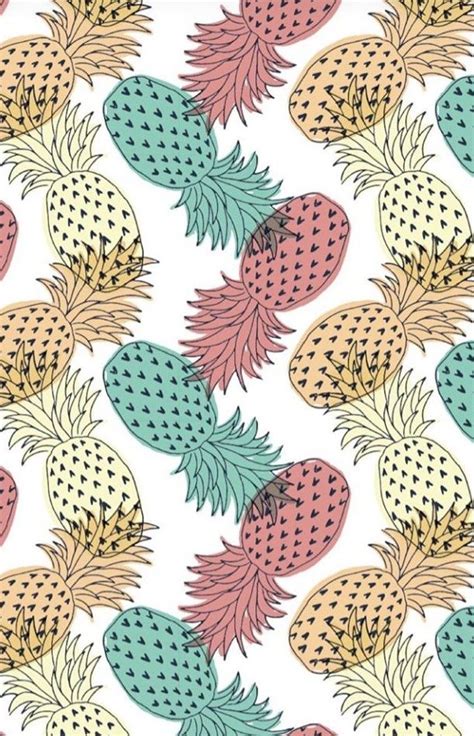 Colorful Pineapple Wallpaper