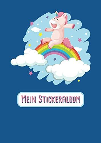 Mein Stickeralbum Leeres Heft Zum Sammeln Von Stickern Und Aufklebern