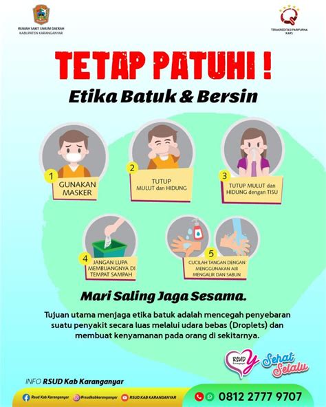 Tetap Patuhi Etika Batuk Web Site Rsud Karanganyar