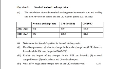 Real Exchange Rate Equation - Tessshebaylo