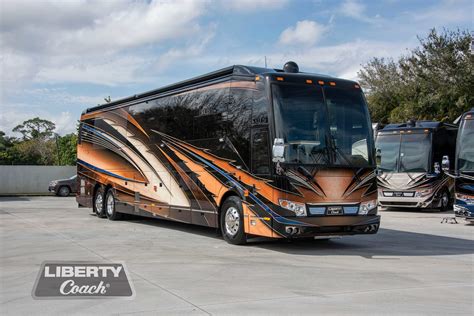 Liberty Coach 888 Exterior Overview Custom Luxury Motorcoach