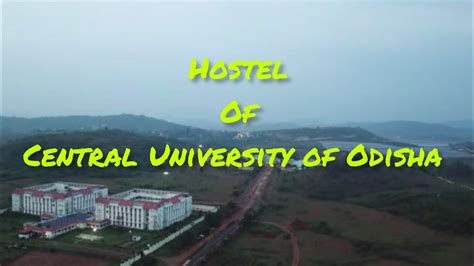 Hostel Of Central University Of Odisha Central University Of Odisha