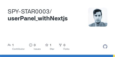 GitHub SPY STAR0003 UserPanel WithNextjs