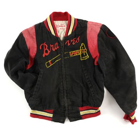 Lot Detail S Milwaukee Braves Youth Jacket