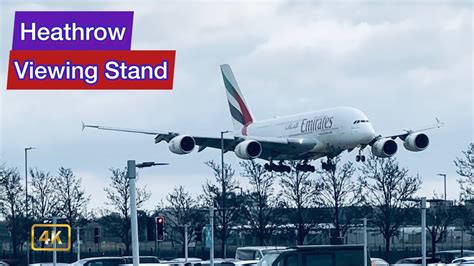 London Heathrow Airportplane Spotting Runway R Arrivals