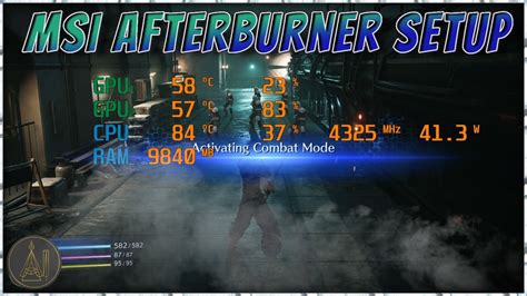 Msi Afterburner Overlay On Screen Display Techie Tutorial Youtube