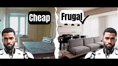 Frugality Vs Cheapness Why You Need To Know The Difference Youtube