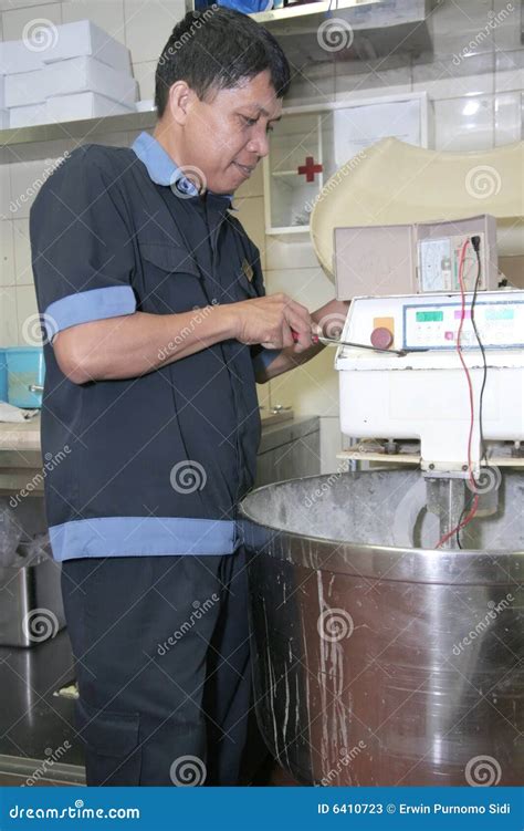 technician fixing machine stock image image  fixing