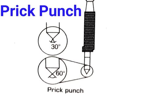 Types Of Punch In Marking Tools Free Method Iti Fitter