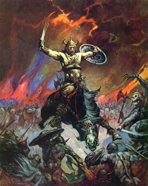 Frank Frazetta Artist Viking Personification Of Metal Imgur