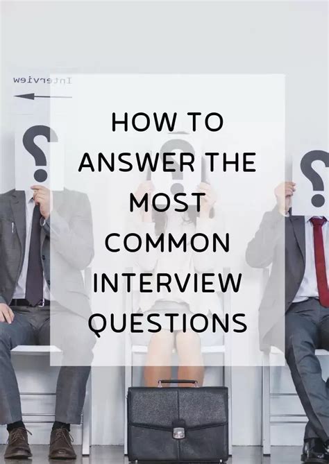 common job interview questions unique answers