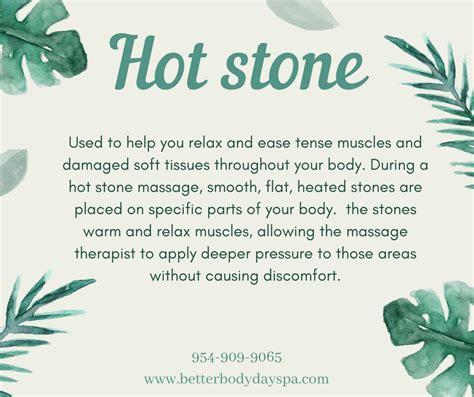 Hot Stone Massages Are The Perfect Way To Relax Book One With Us Today