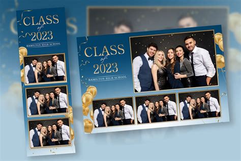 Graduation Party Photo Booth Template PSD PNG Easy 100% - Etsy