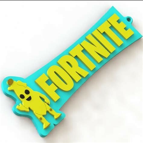 Archivo STL Gratis Llavero Bananin Fortnite Peely Modelo Para