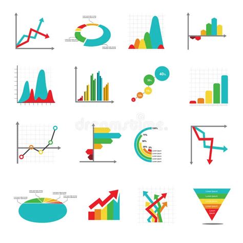 L Ensemble De Diagrammes En Secteurs De Barre De Point De Vente D