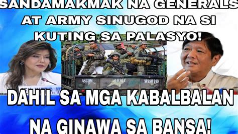 SANDAMAKMAK NA GENERALS ARMY SINUGOD SI KUTING SA PALASYO DAHIL SA MGA