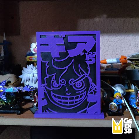 STL file One Piece Luffy Gears 5 (Gerars FIve) STENCIL・3D printable ...