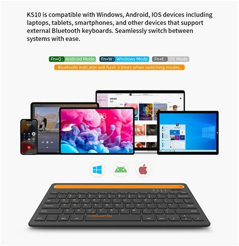 Teclast Ks Bluetooth Tablet Keyboard With Stand