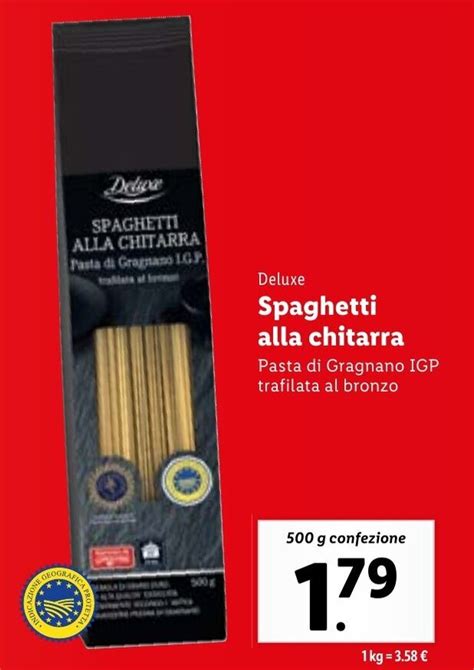 Deluxe Spaghetti Alla Chitarra Pasta Di Gragnano IGP Trafilata Al