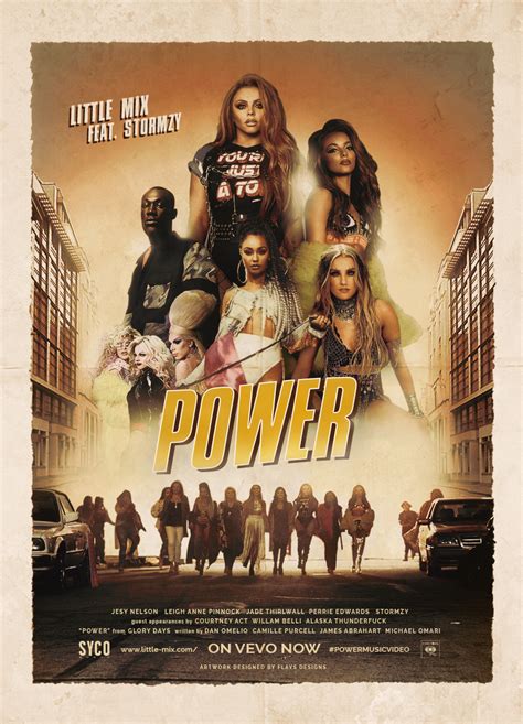 Little Mix - Power (feat. Stormzy) Poster by Flavs9701 on DeviantArt