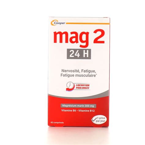 Mag H Fatigue Nervosit Magn Sium Marin Et Vitamines