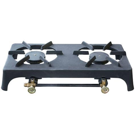 Sportsman Double Burner Cast Iron Stove The Home Depot