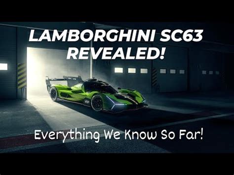 Lamborghini Sc Le Mans Hypercar Revealed Everything We Know About So