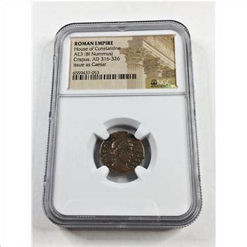 AD 316 326 Crispus House Of Constantine Roman Empire AE3 BI