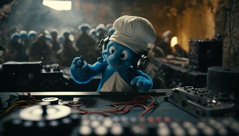 Move About Smurf Dj Playing At The Rave S by denisskullnox on DeviantArt