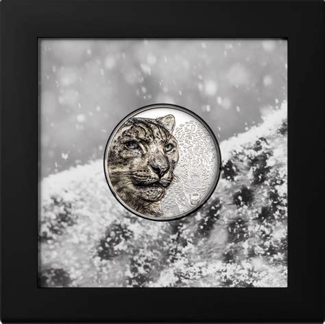 2024 Mongolia Wild Mongolia Snow Leopard 1 Oz Silver Proof Coin