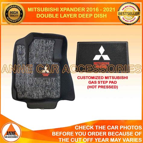 Double Layer D Deep Dish Matting For Mitsubishi Xpander