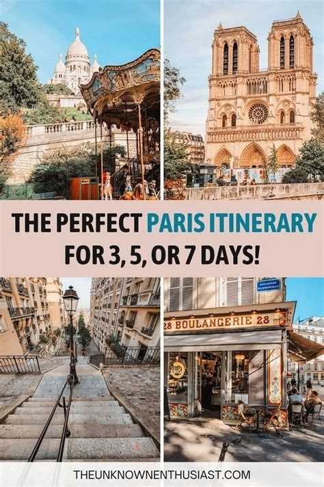 The Perfect Paris Itinerary For Or Days With Text Overlay