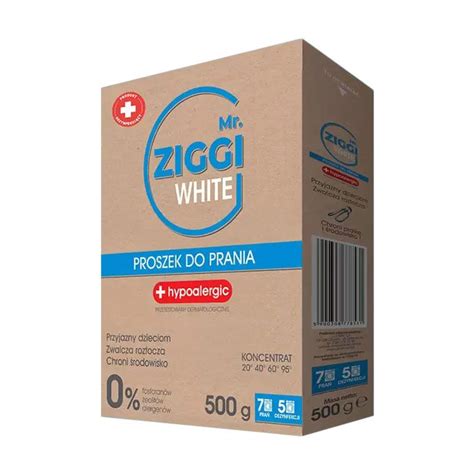 Порошок для стирки Mr. Ziggi White, гипоаллергенный, дезинфицирующий, 7 ...
