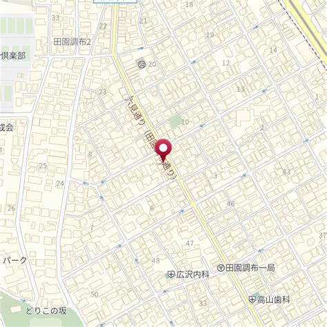 東京都大田区田園調布2－5－2 の地図 Mapfan