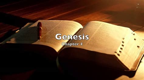 Genesis Chapter 4 Bible Reading Audio English Youtube