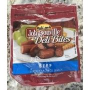 Johnsonville Deli Bites Beef Summer Sausage Snack Calories Nutrition