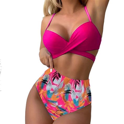 Idall Tankini Swimsuits Bathing Suit Swimsuit Piece High Waist Bikini