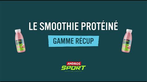 Smoothie Protéiné Andros Sport YouTube