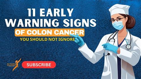 11 Early Warning Signs Of Colon Cancer You Should Not Ignore Youtube