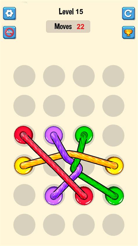 Twisted Rope D Tangle Rope D Sorting Puzzle Tangled Line D Knot