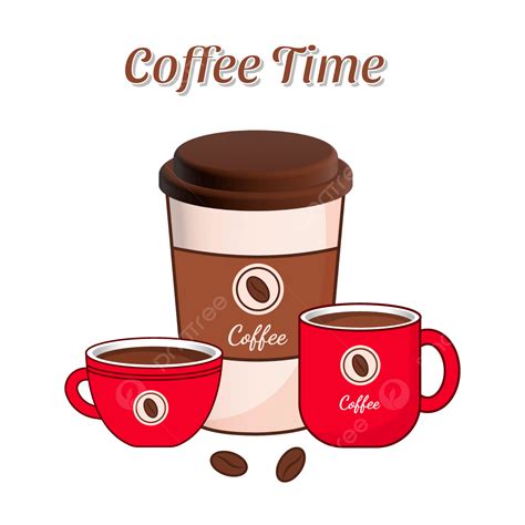 Coffee Bean Illustration Vector Png Images Coffee Time With Beans