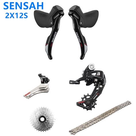 SENSAH EMPIRE PRO 2x12 Speed 24s Road Groupset Aluminium Alloy Shifter