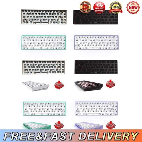 WIRELESS MECHANICAL KEYBOARD Kit Hot Swappable With 2 4G Wireless USB