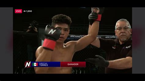 Debut Profesional De Christian Torres En Mma Youtube