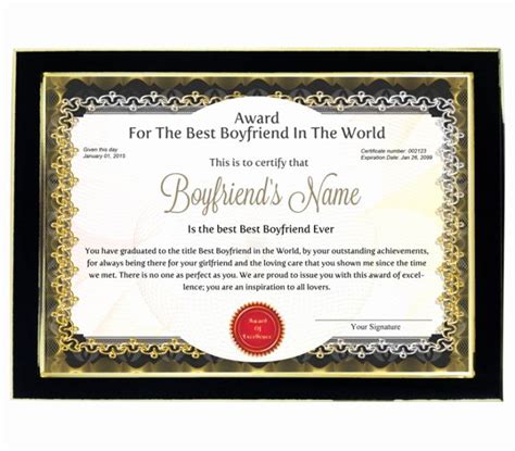 √ 20 Best Friend Award Certificate ™ | Dannybarrantes Template