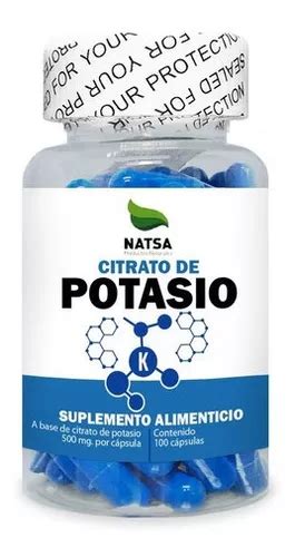 Natsa Citrato De Potasio Mg Capsulas Sfn