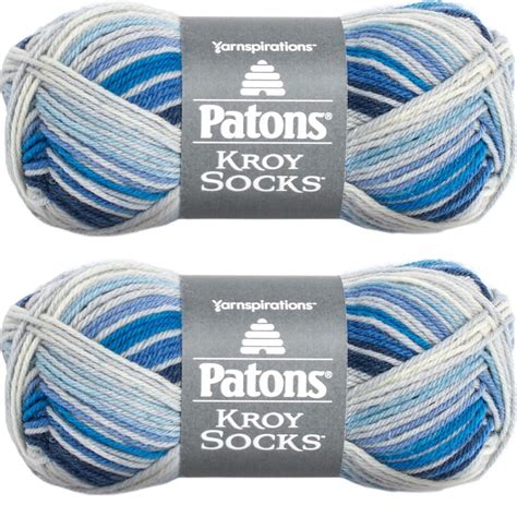 Spinrite Patons Kroy Socks Yarn Coastal Stripes 1 Pack Of 2 Piece