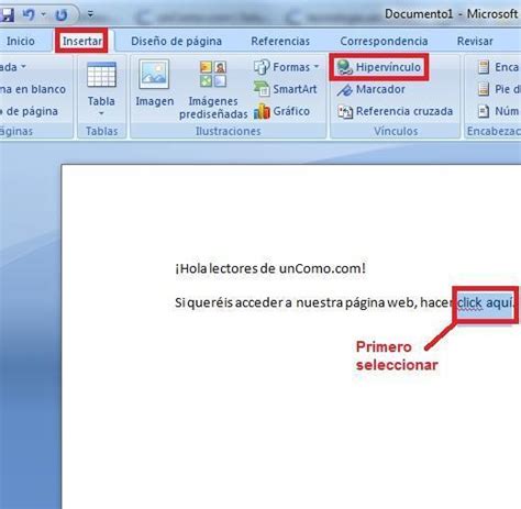 Como Poner Un Enlace En Word Image To U