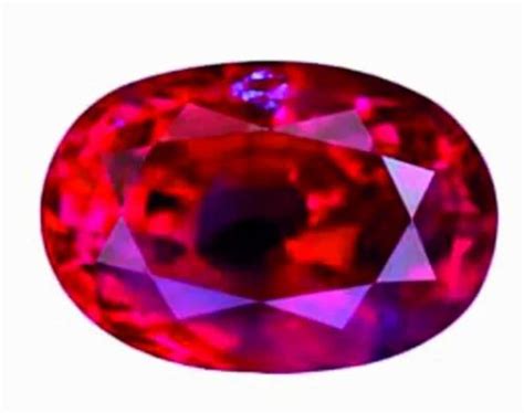 oval ruby red gemstone  carat  jaipur id