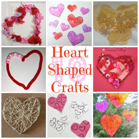 Heart Shaped Crafts Making Time For Mommy